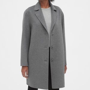 Gap Unlined Wool Blend Car Coat